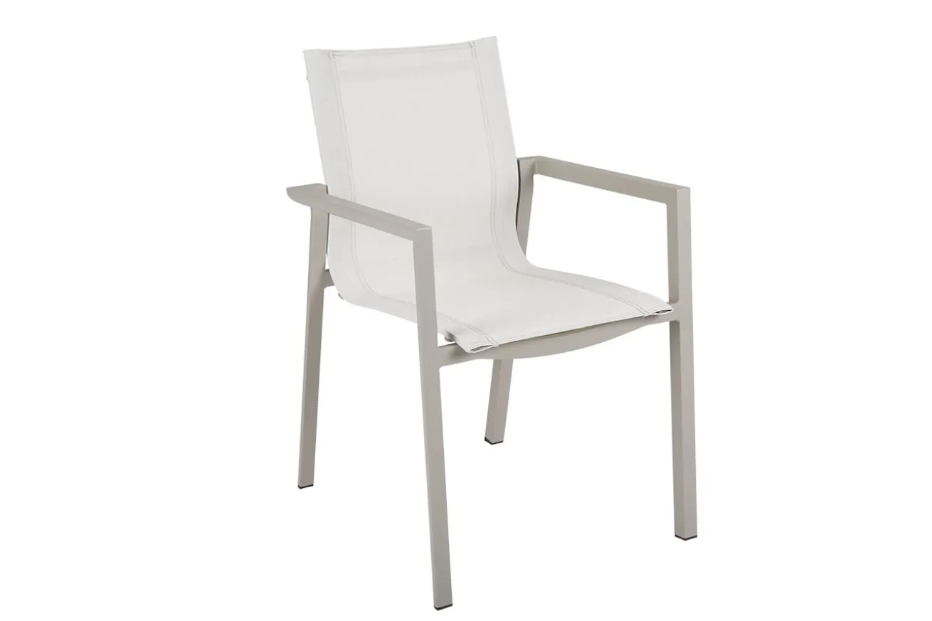 Gartenstuhl Delia khaki stapelbar