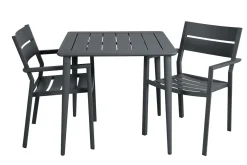 Gartenstuhl Delia stapelbar grau