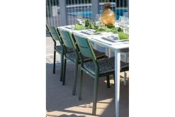 Gartenstuhl Delia stapelbar grün