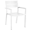 Gartenstuhl Delia stapelbar weiss