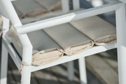 Gartenstuhl Delia stapelbar weiss