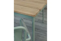 Gartenstuhl Innes grün stapelbar