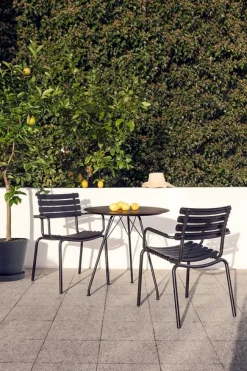 Gartenstuhl mit Arm ReCLIPS schwarz