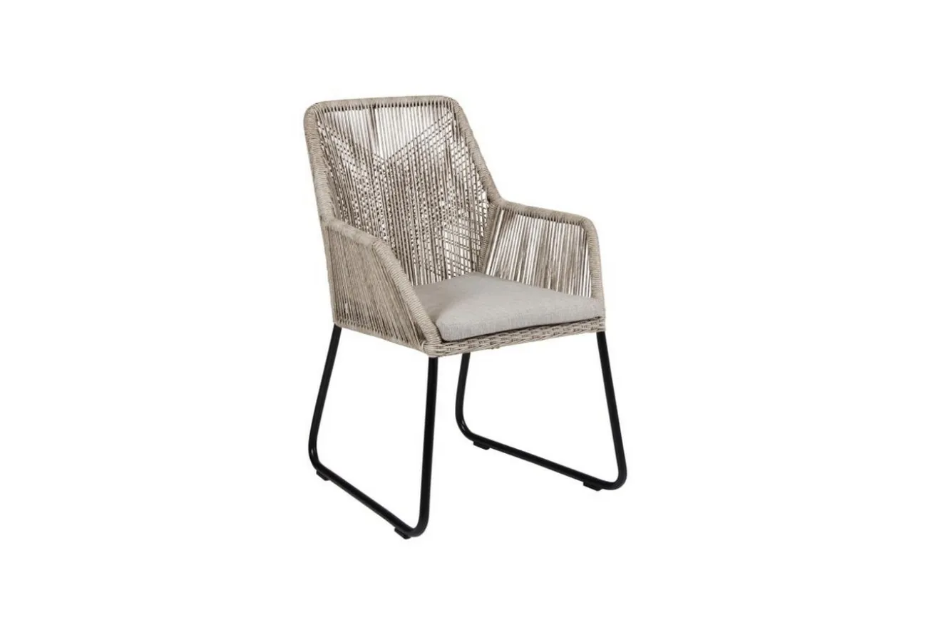 Gartenstuhl mit Auflage Midway beige