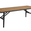 Gartentisch Chios schwarz-natur 240cm