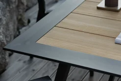 Gartentisch Chios schwarz-natur 240cm