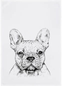 Geschirrtuch Bulldogge