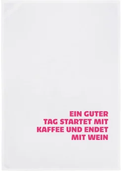 Geschirrtuch "Ein guter Tag guter Tag startet mit Kaffee"