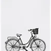 Geschirrtuch Fahrrad mit Korb