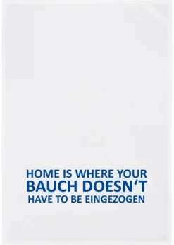 Geschirrtuch Home is where....