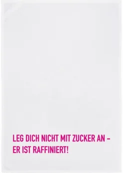 Geschirrtuch Leg Dich nicht mit Zucker an....