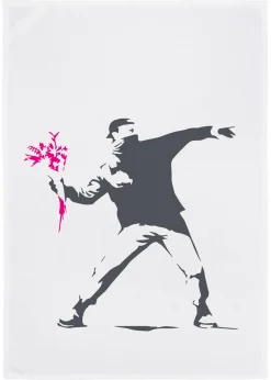 Geschirrtuch Streetart Flower