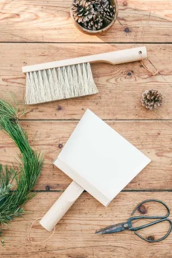 Handfeger Set Clynk Natural Collection weiss