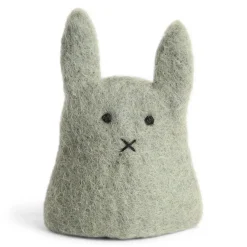 Hasenmädchen Big Bunny weiss mit Rosenrock
