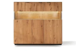 Highboard Lucy No 3 Wildeiche natur B 165 cm