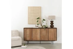 Highboard Metropole Teak Metall B 180 cm