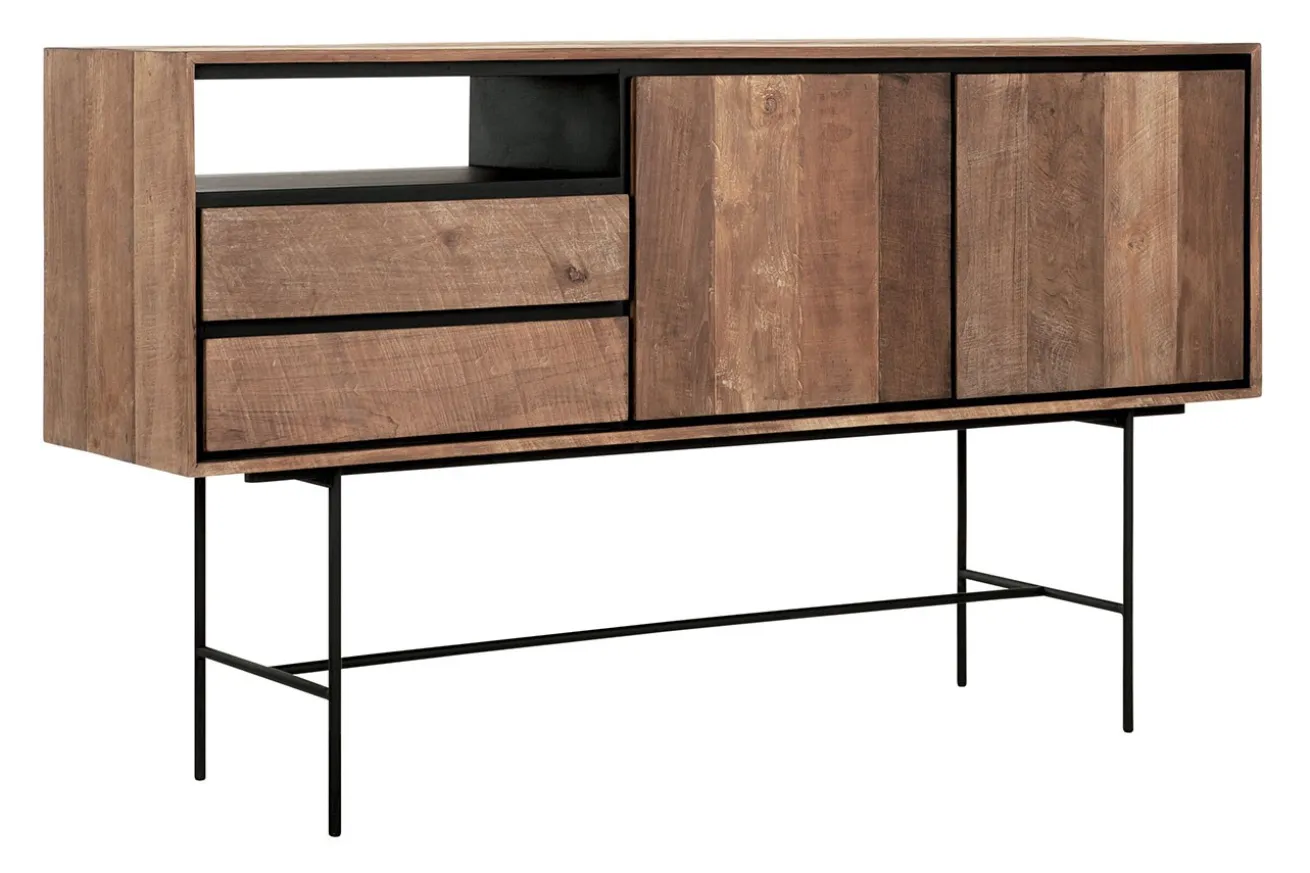 Highboard Metropole Teak Metall B 160 cm