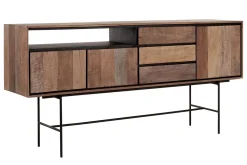 Highboard Metropole Teak Metall B 200 cm