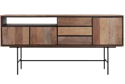 Highboard Metropole Teak Metall B 200 cm