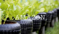 Hängelampe Amazon 1er Gummi schwarz H 25
