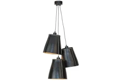 Hängelampe Amazon 3er Gummi schwarz H 25