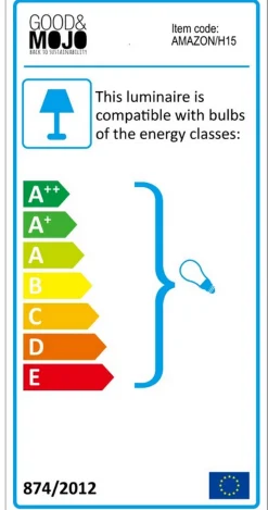 Hängelampe Amazon 3er Gummi schwarz H 25
