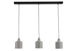 Hängelampe Boo 3tlg weiß schwarz