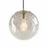 Hängelampe Globe Glas klar D 30 cm