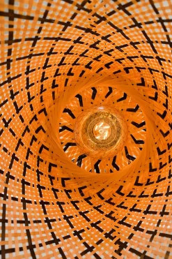 Hängelampe Kalimantan Bambusgeflecht H 48