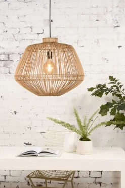 Hängelampe Madagascar Bambus natur