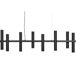 Hängelampe Stelvio schwarz B 140 cm