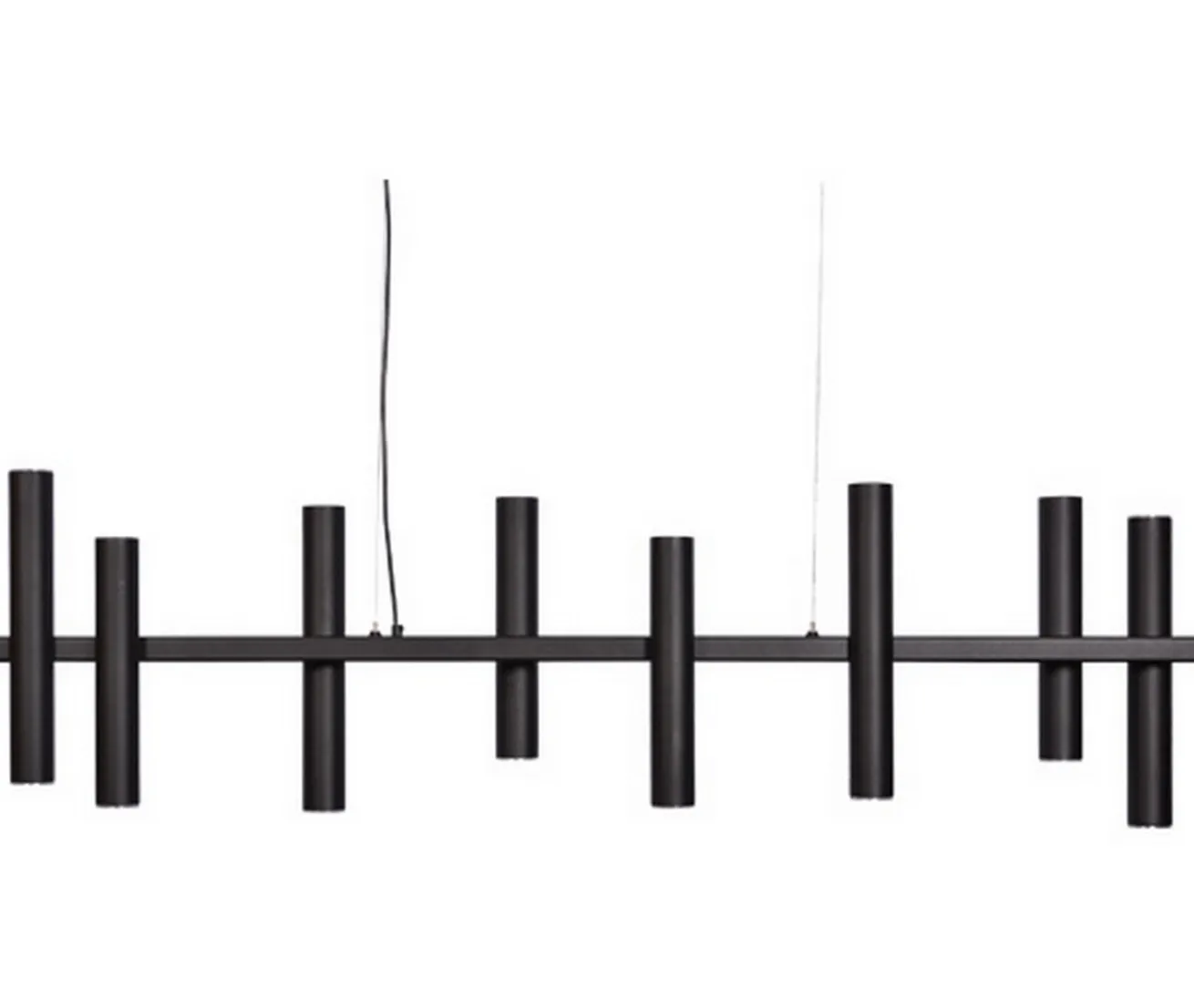 Hängelampe Stelvio schwarz B 140 cm