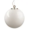 Hängelampe White Ball mit Ring 50 cm