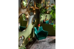 Hängeleuchte Eule gold