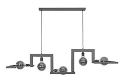 Hängeleuchte Tortona Stahl schwarz B 150 cm