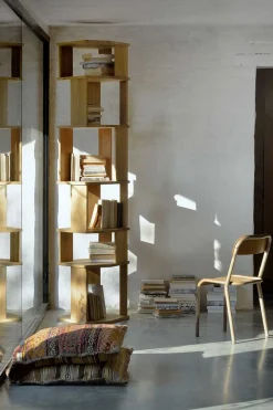 Hochregal Stairs Eiche massiv H 204 cm