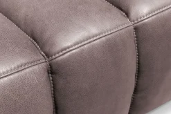 Hocker Bella Leder braun B 105 cm