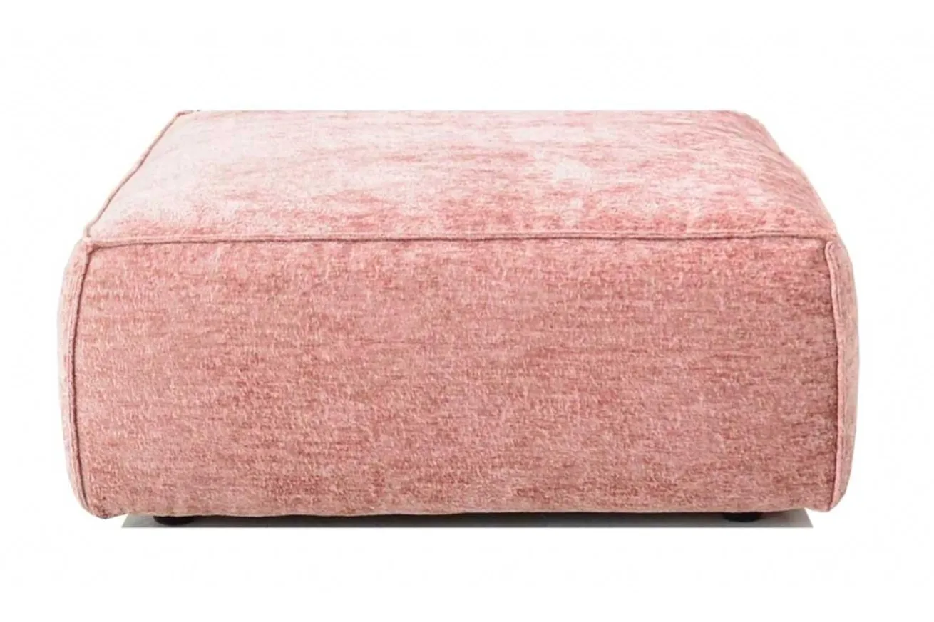 Hocker Harry Samtstoff pink klein
