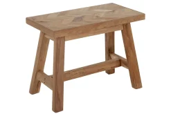 Hocker Herringbone Teakholz B 60 cm