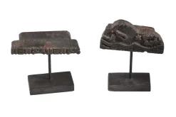 Holzblock mit Ornamenten