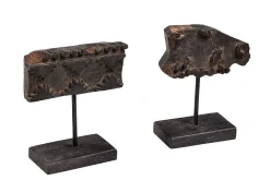 Holzblock mit Ornamenten