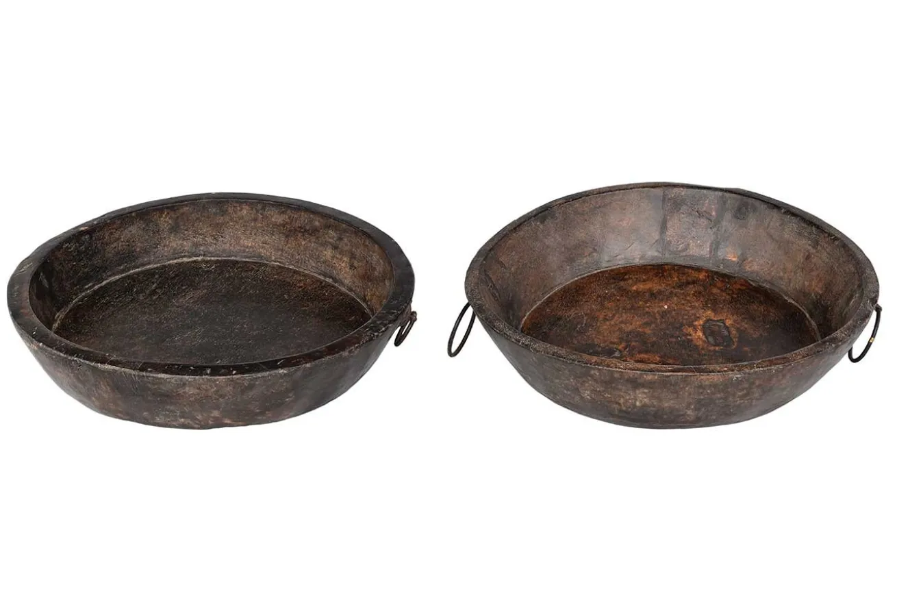 Holzschale Vintage natur