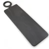Holztablett Black Brushed Mango Holz XL schwarz