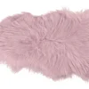 Isländisches Schaffell altrosa