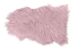 Isländisches Schaffell altrosa