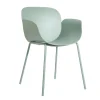 italienischer Designchair Phlox mit Armlehne salbei