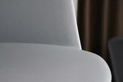 italienischer Designchair Blanchet mit Armlehne dunkelgrau