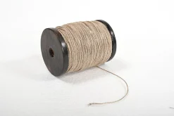 Jute-Lurex Band Ribbons 200m silber