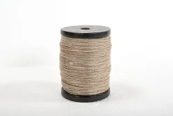 Jute-Lurex Band Ribbons 200m silber