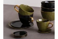 Kaffeetasse Porzellan grün